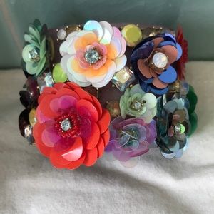 J crew bracelet flowers
